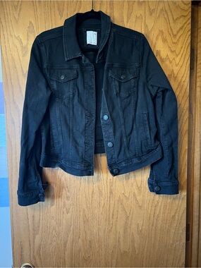 SO Black Denim Jean Jacket - Women's Trucker Style